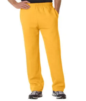 1277 Badger Adult Blended Open-Bottom Fleece Pants Gold