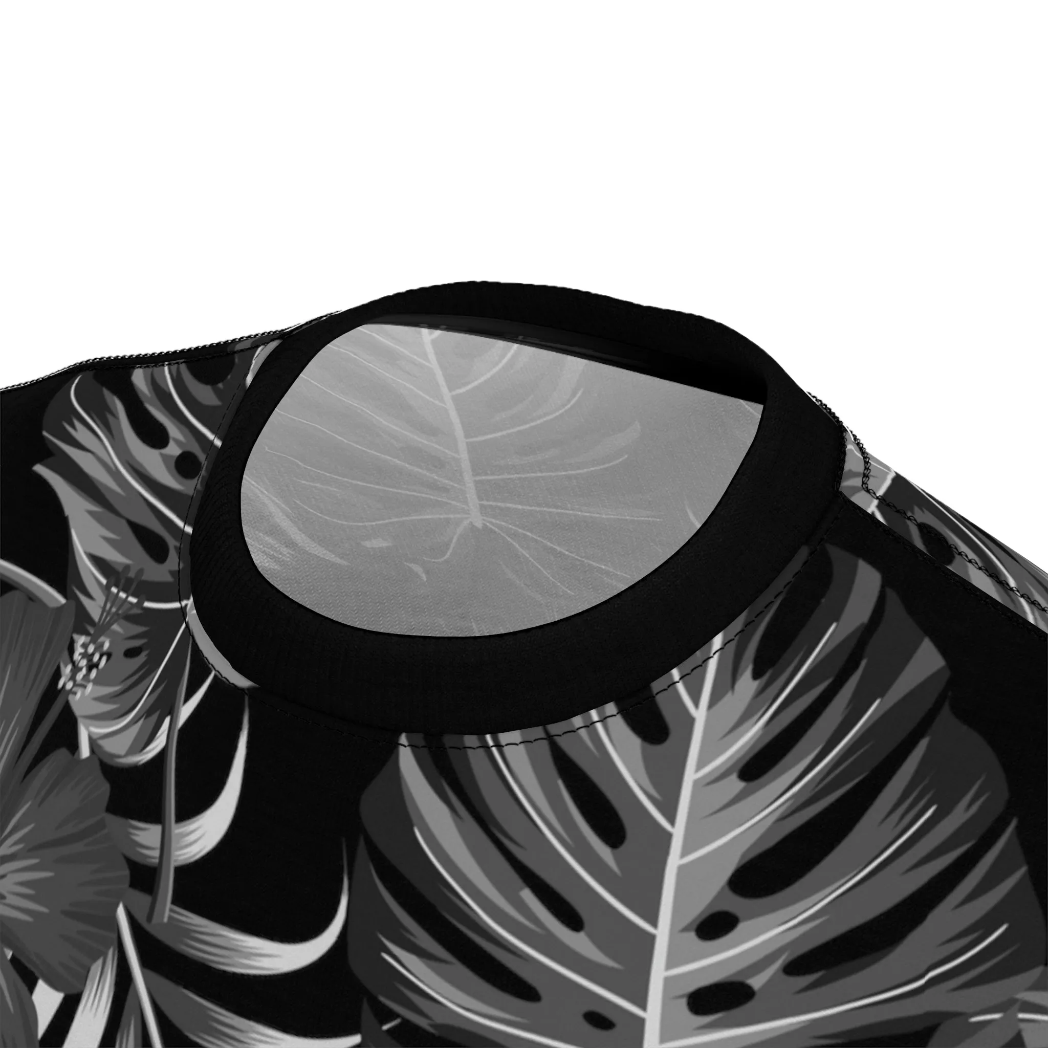 B&W Hawaiian Party Time Tech Tee
