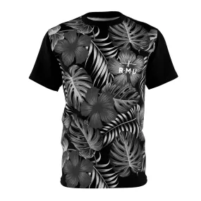 B&W Hawaiian Party Time Tech Tee