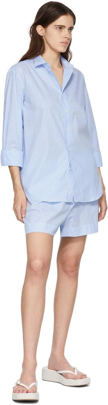 Baserange Blue Striped Ole Shorts