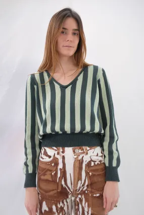 Beklina Latta V-neck Sweater Mint/Basil