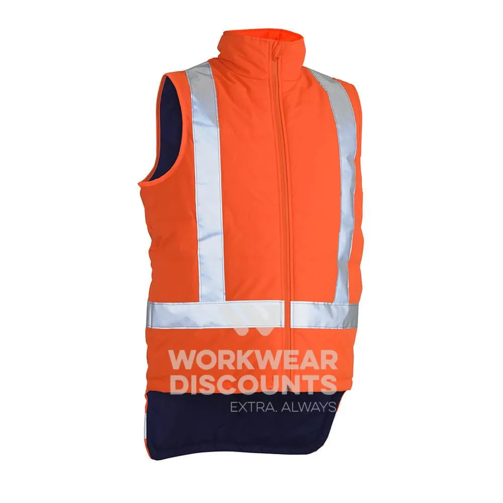 Bisley BV0379XT Taped Hi Vis Puffer Vest
