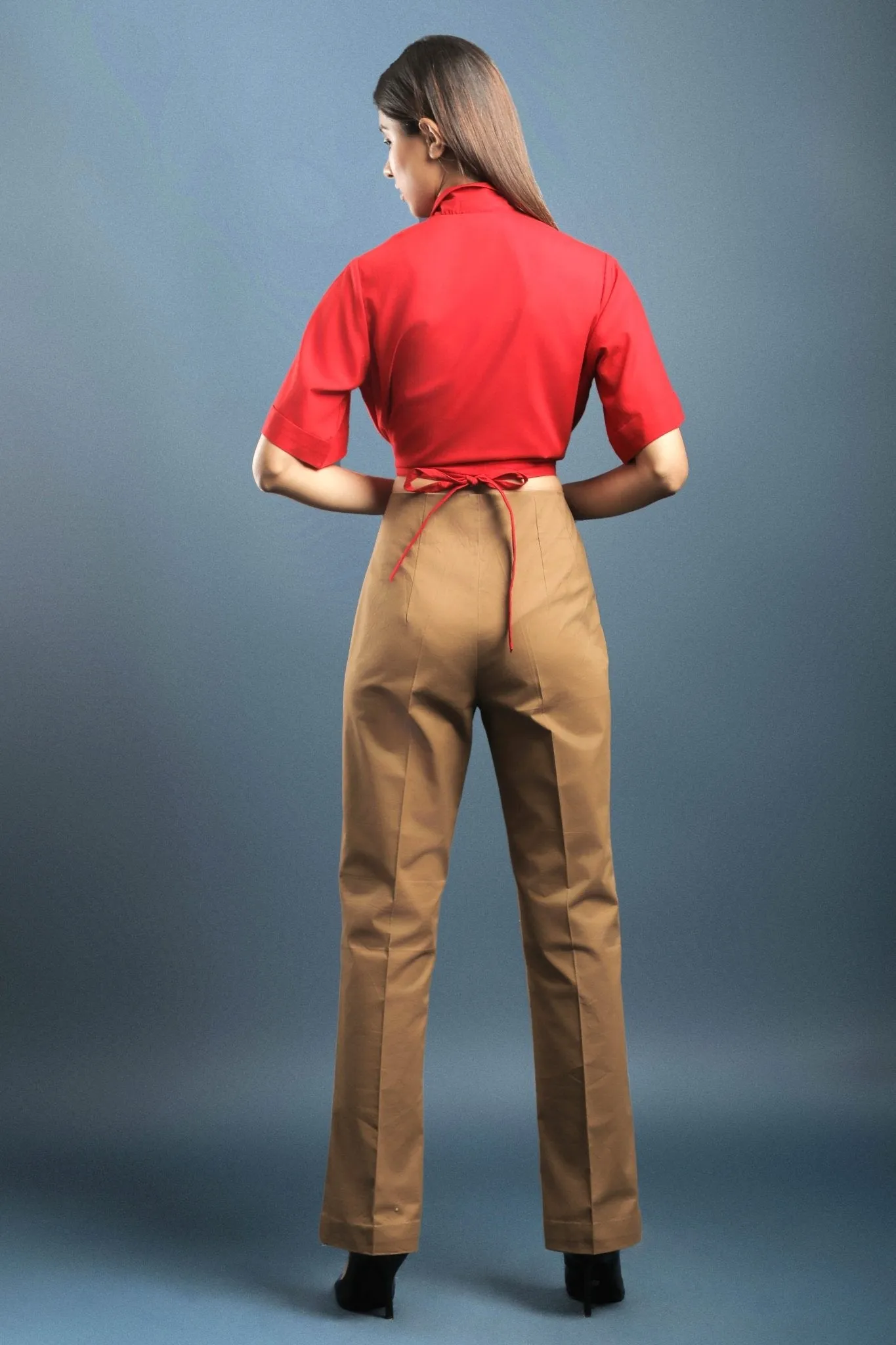 Brown Cotton Pants