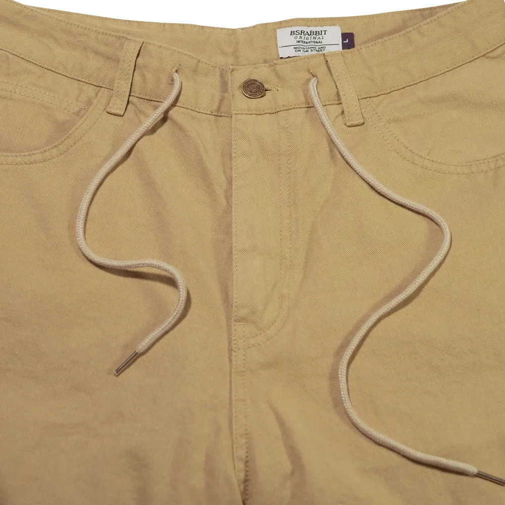 CARPENTER LOOSEFIT COTTON SHORT PANTS BEIGE