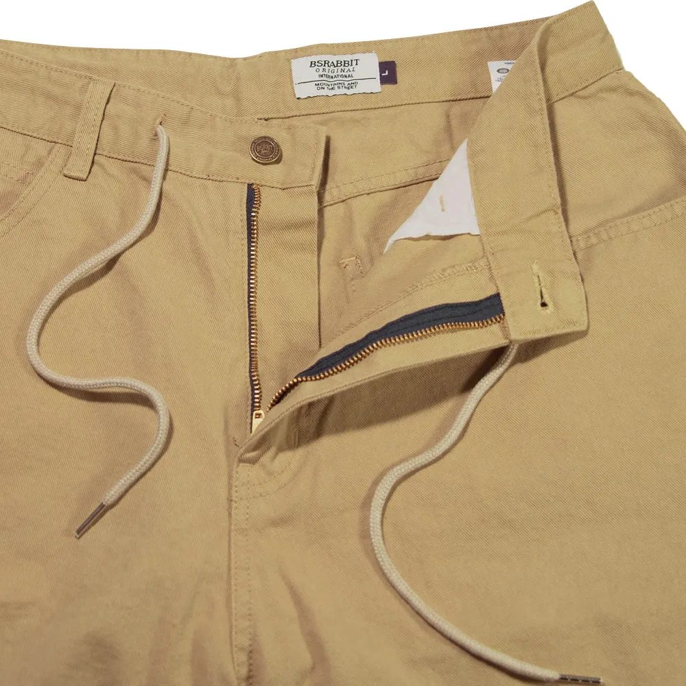 CARPENTER LOOSEFIT COTTON SHORT PANTS BEIGE