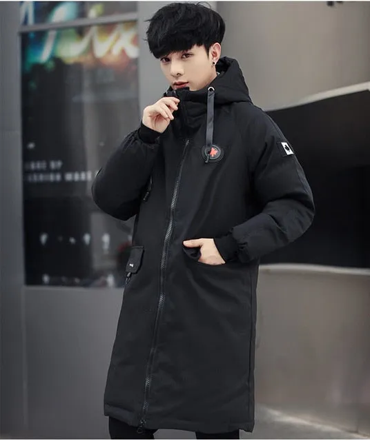 Casual Warm Thick Waterproof Long Jacket