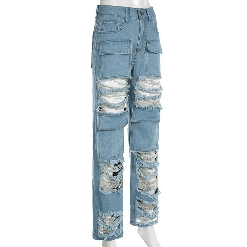 Caught Within Your Love Distressed Pants