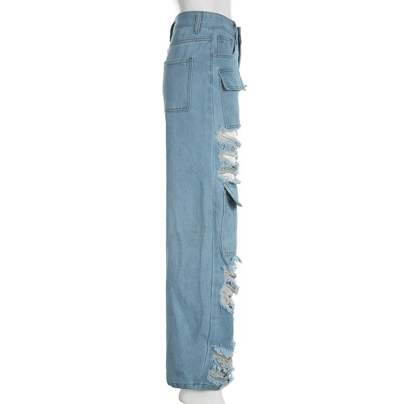 Caught Within Your Love Distressed Pants