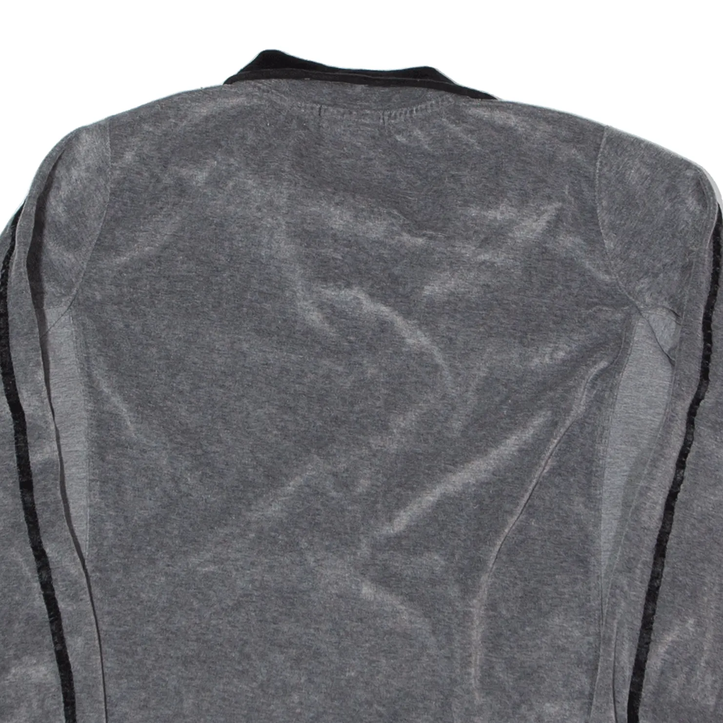 CHAMPION Y2K Velour Track Jacket Grey Womens S
