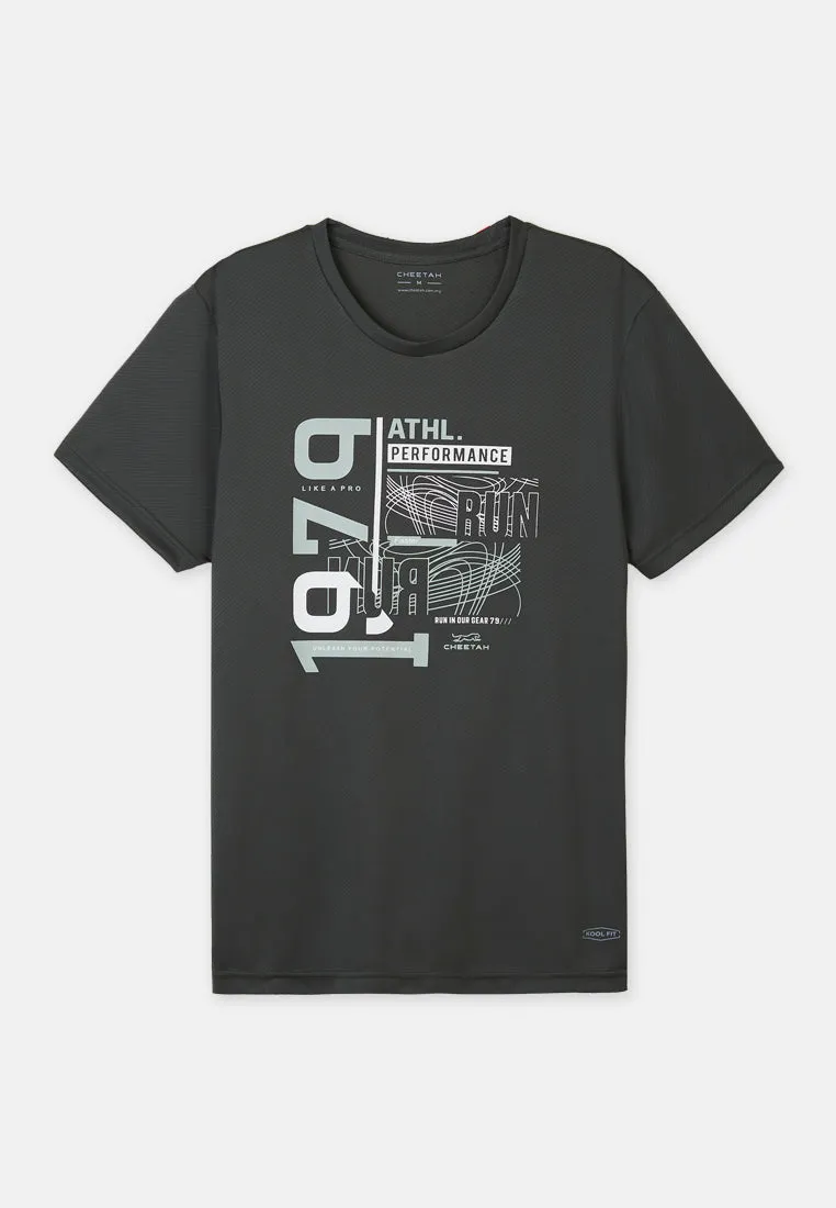Cheetah Men Lightweight Microfiber Short Sleeve Graphic Tee - 900226