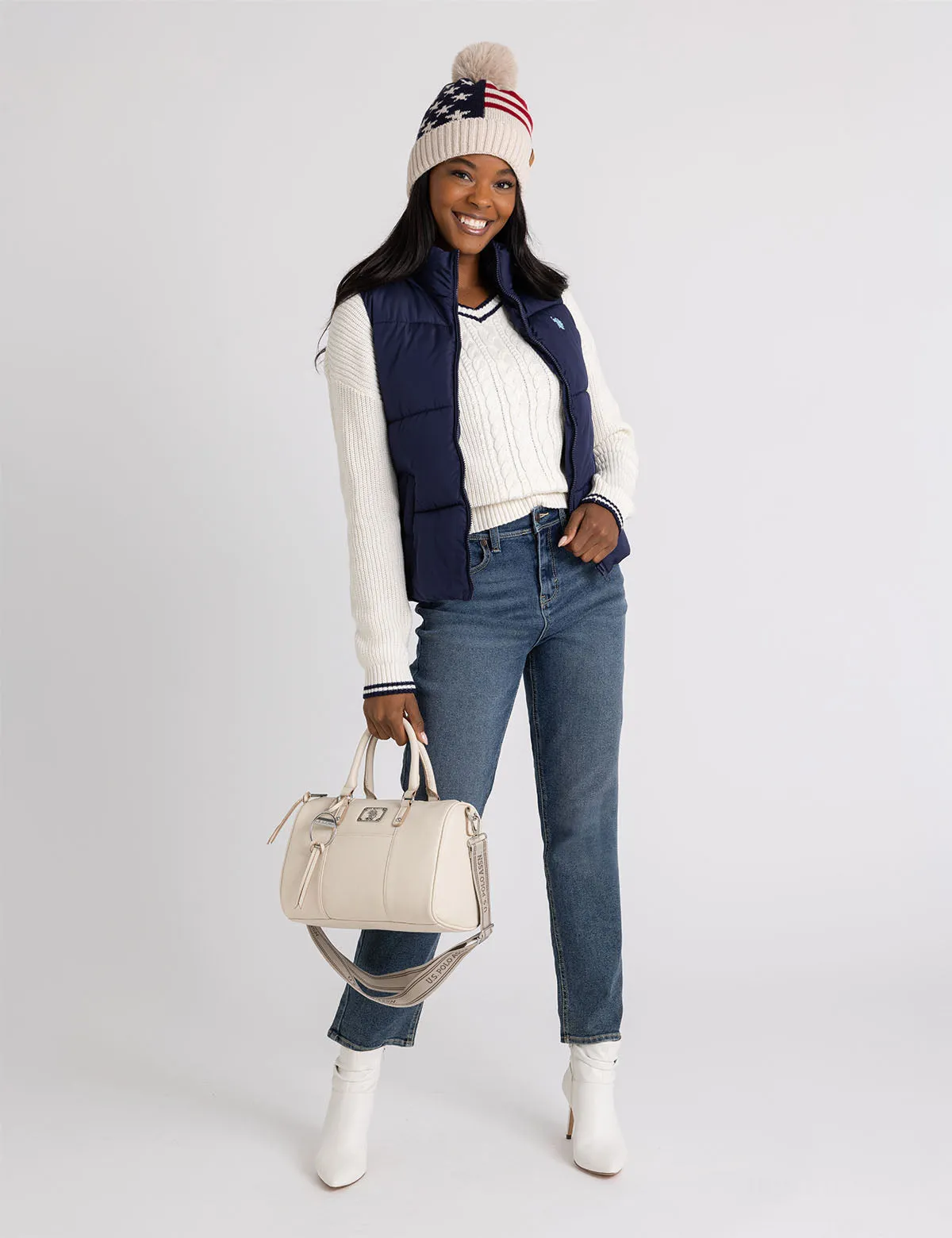 CLASSIC PUFFER VEST WITH ZIP POCKETS
