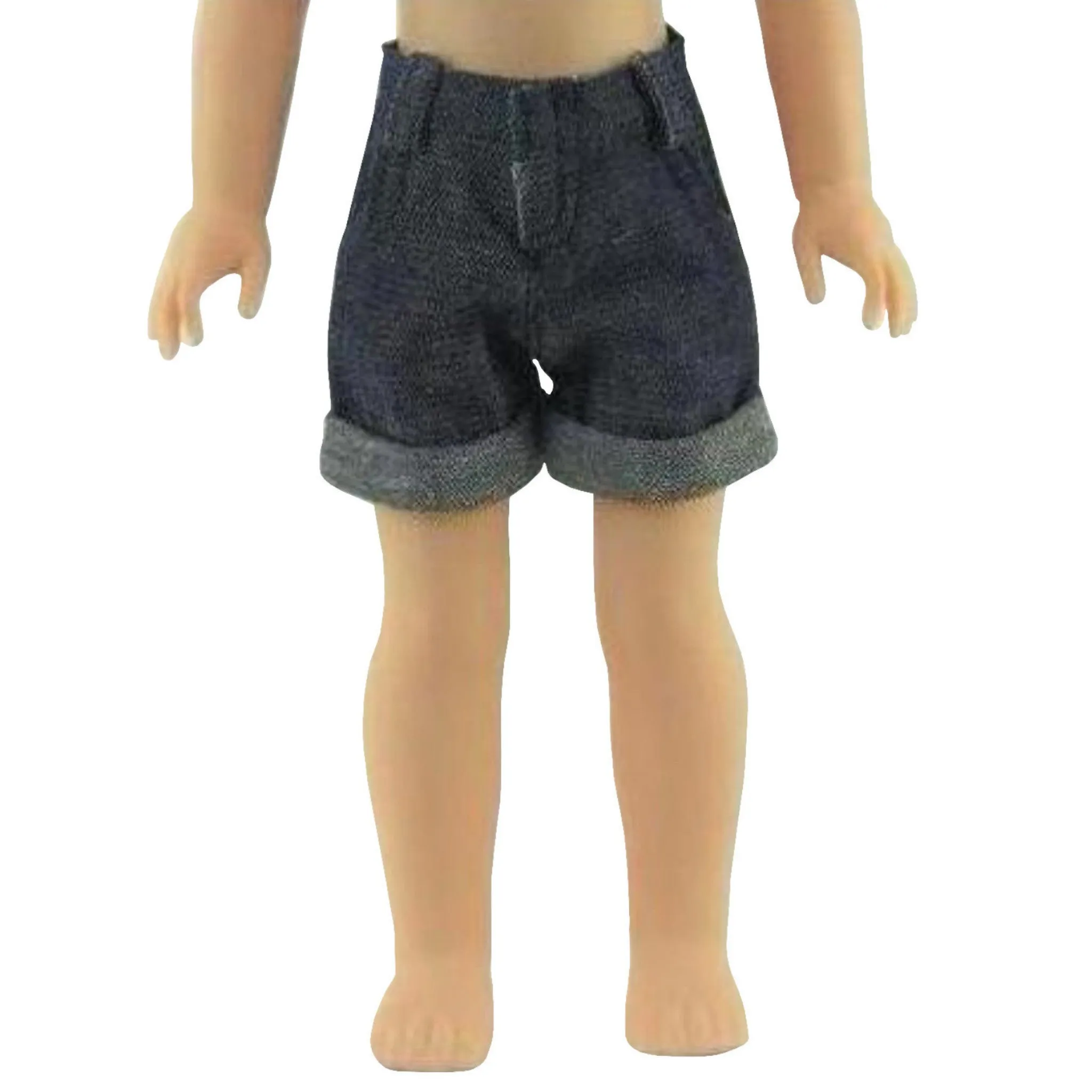 Denim Jean Shorts for 14 1/2-inch Dolls