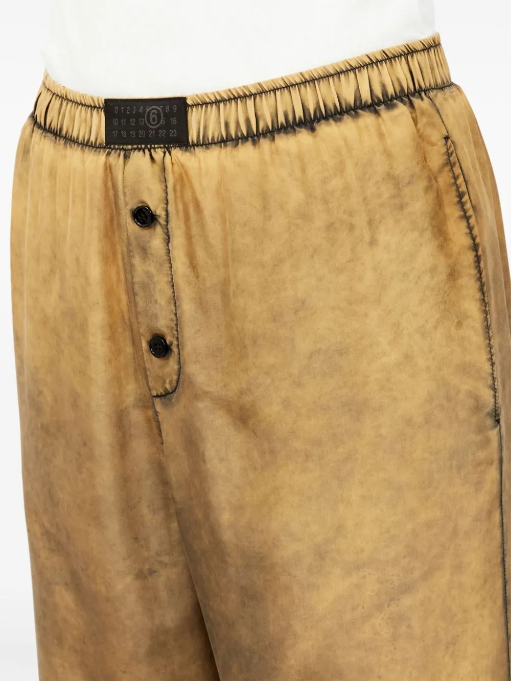 distressed-finish PANTS