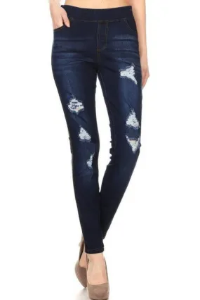 Distressed Jeggings