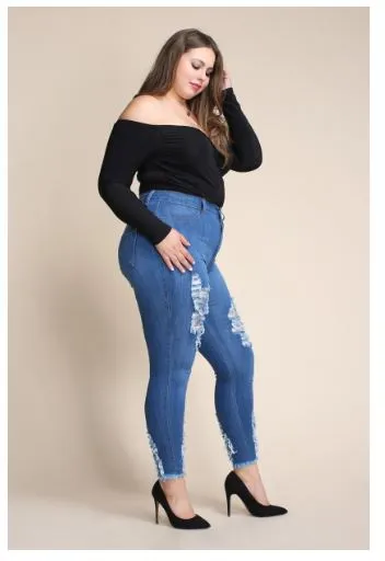 Distressed Skinny Jeans