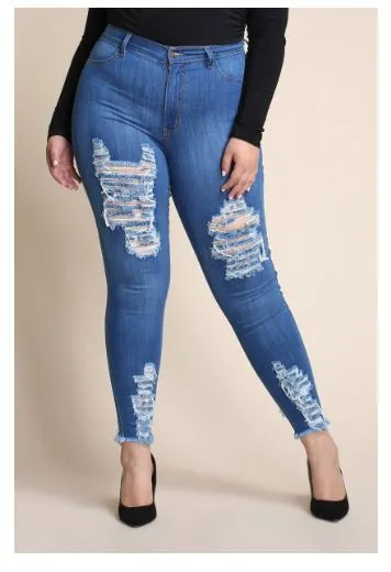 Distressed Skinny Jeans