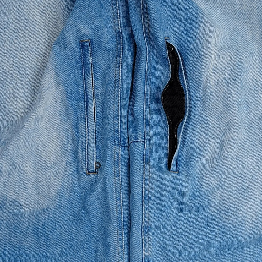 DSXBS SUPER WIDE VENTILATION WAX REAL DENIM PANTS