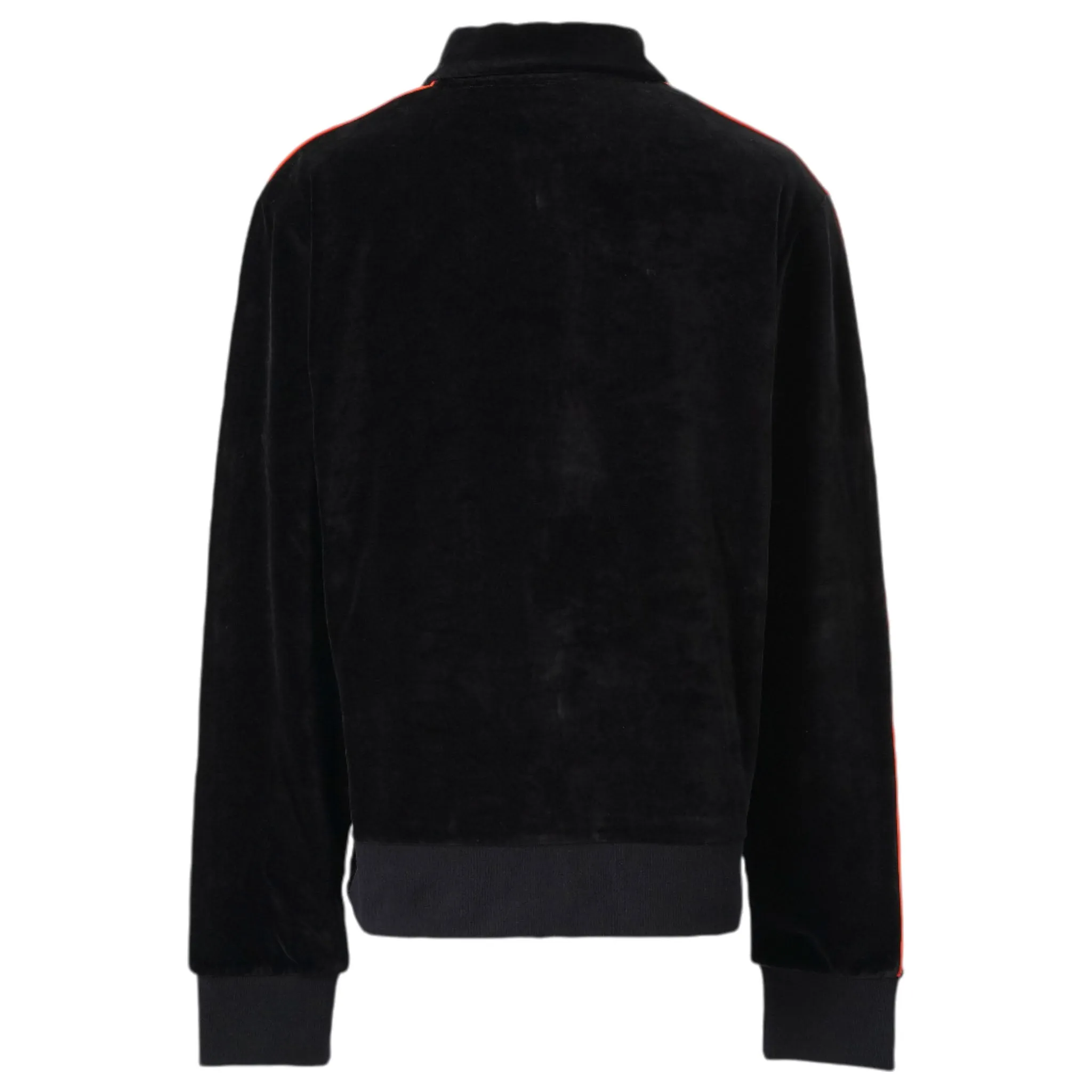 F  VELOUR TRACK TOP / C901:JET BLACK