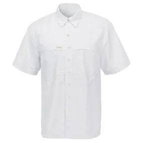 Gameguard Men's Microfiber White Short Sleeve Shirt - Extra Big