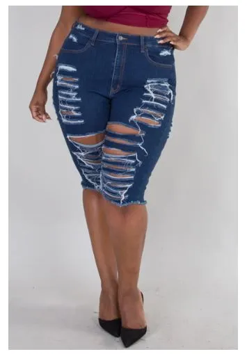 Gigi 2 Distressed Shorts