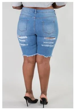 Gigi 2 Distressed Shorts