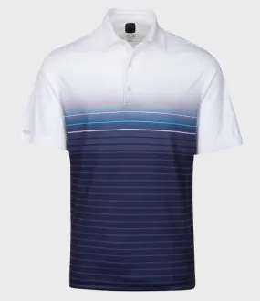 Greg Norman ML75 Microlux Stripe Print Polo