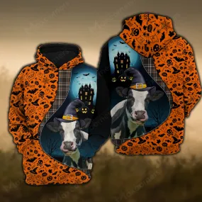 Joy Corners Holstein Castle Halloween Pattern 3D Hoodie