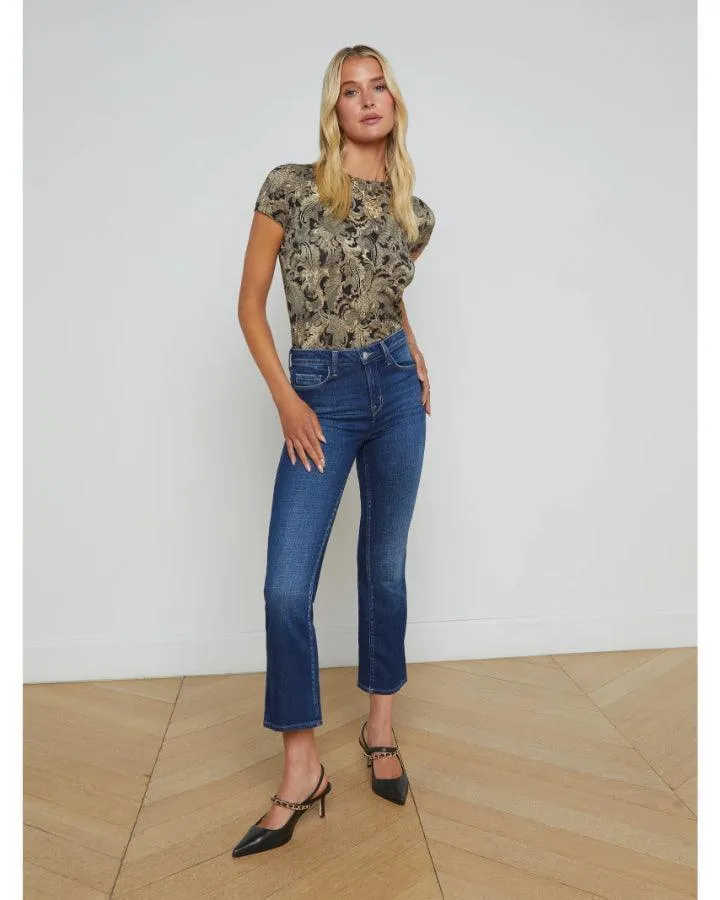 L'Agence Ressi Bold Paisley Tee