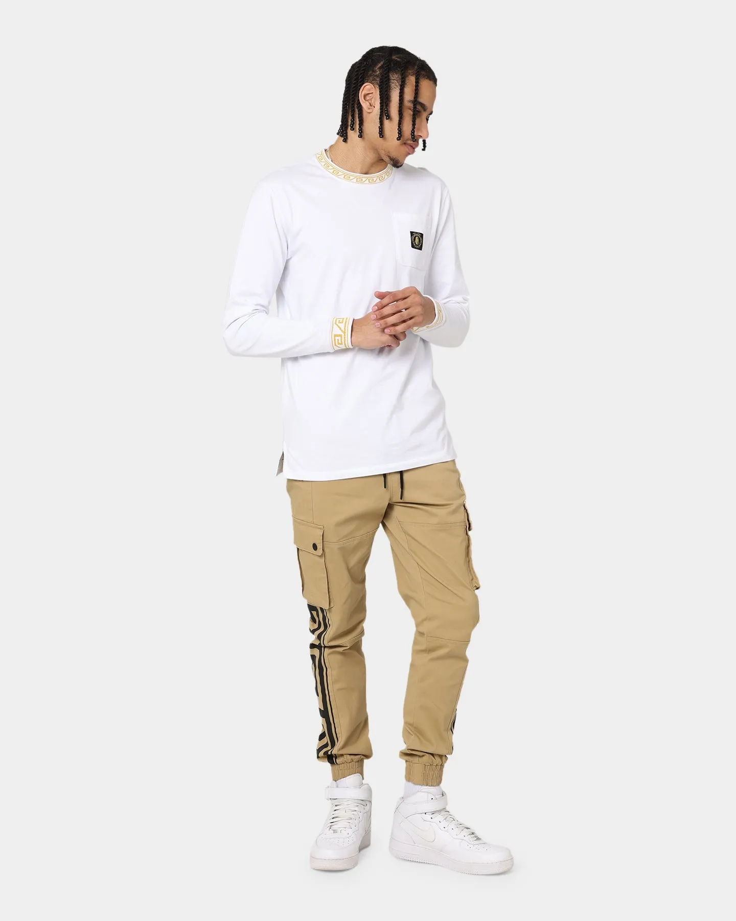 Last Kings Ancient Panel Joggers Sand