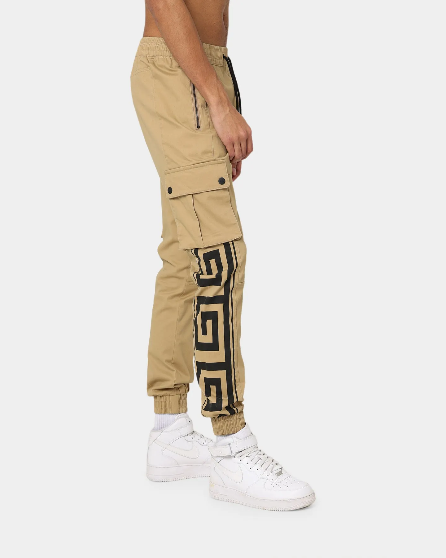 Last Kings Ancient Panel Joggers Sand