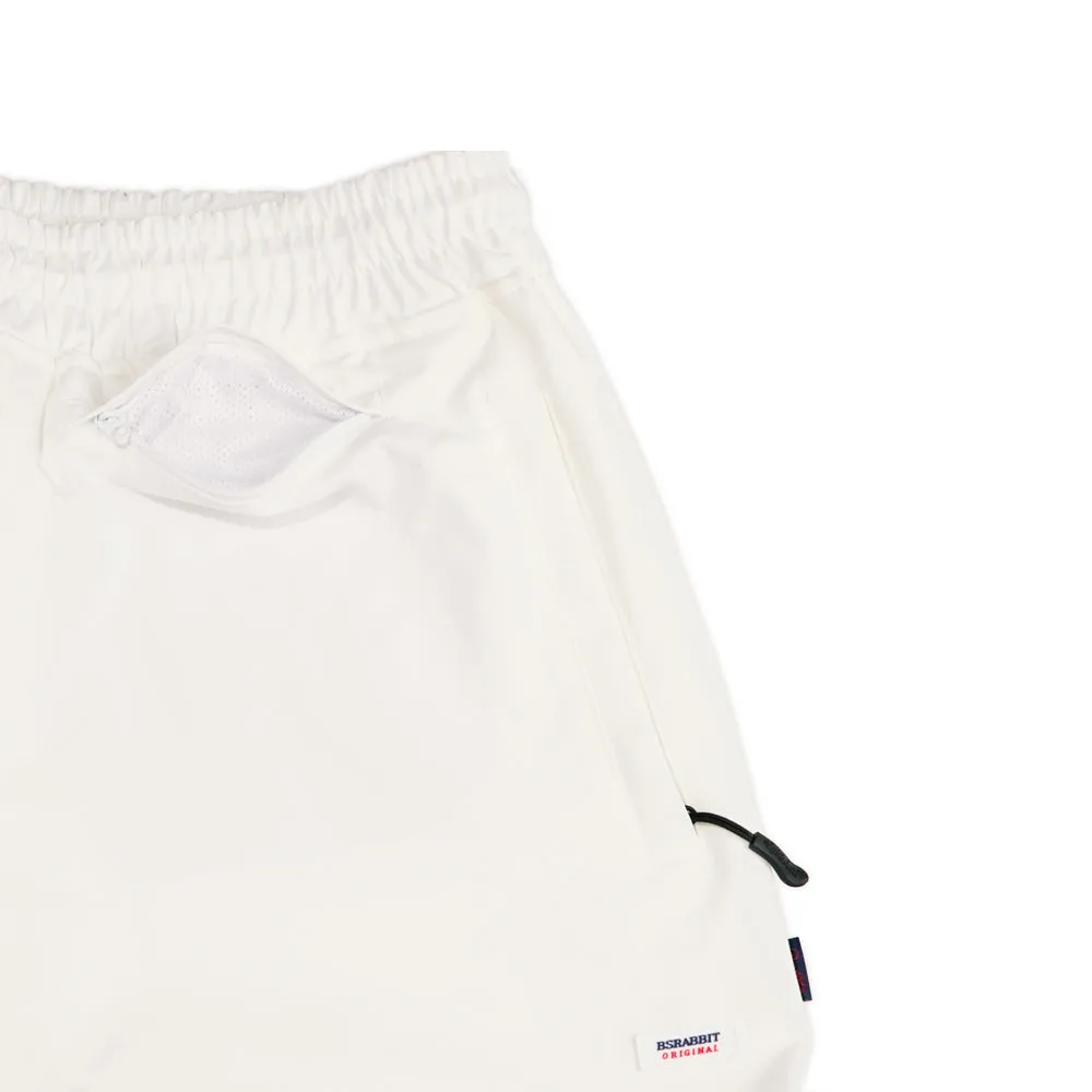 LOGO COTTON SUPER WIDE PANTS WHITE