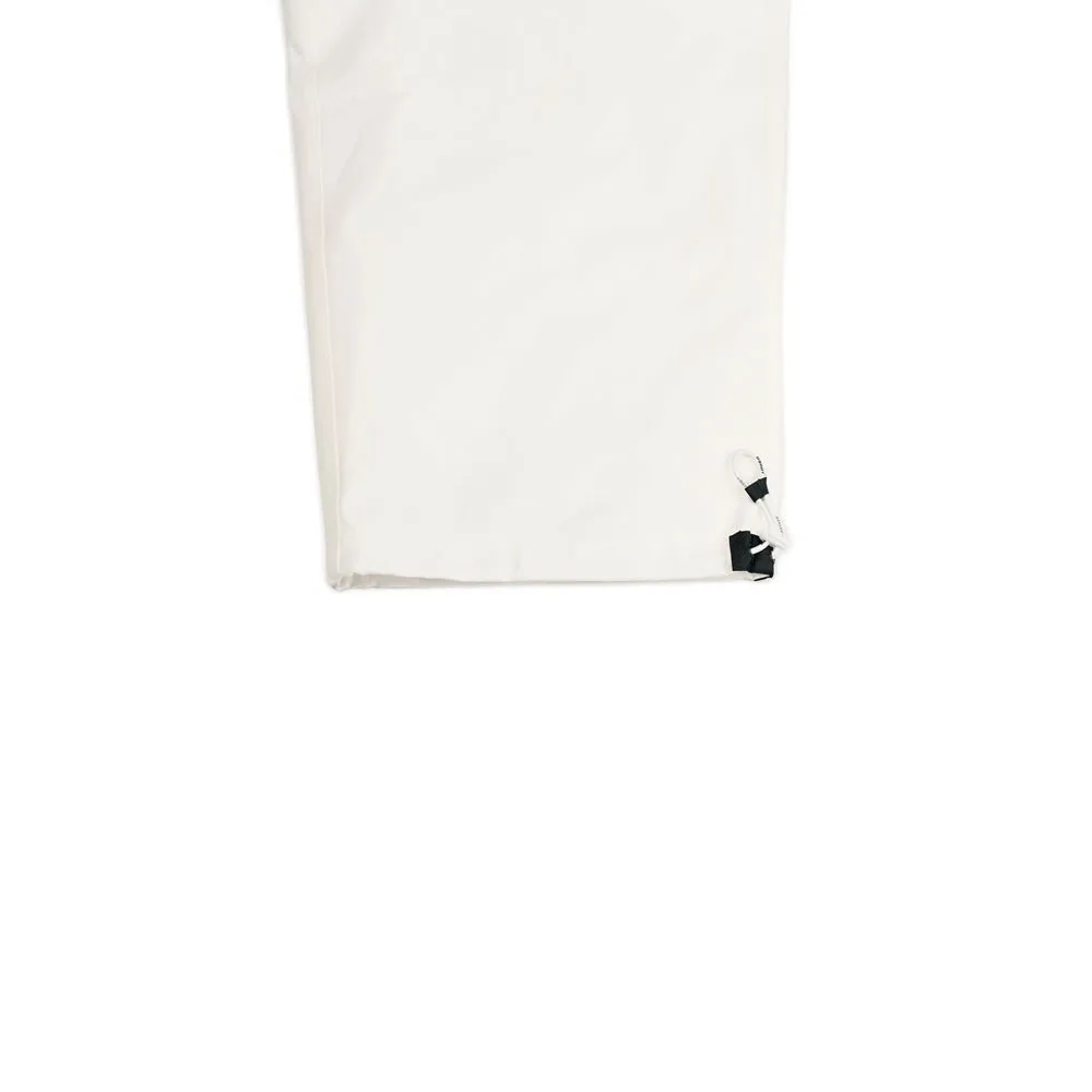 LOGO COTTON SUPER WIDE PANTS WHITE