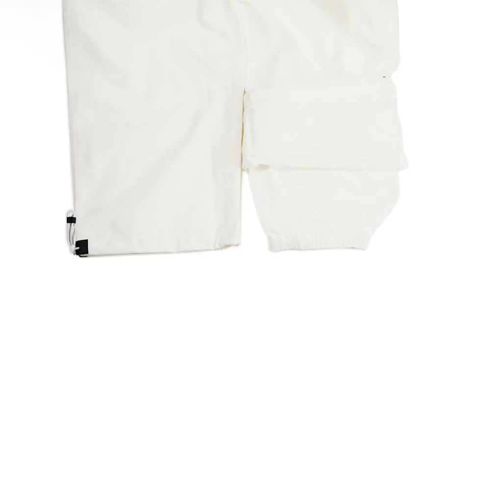 LOGO COTTON SUPER WIDE PANTS WHITE