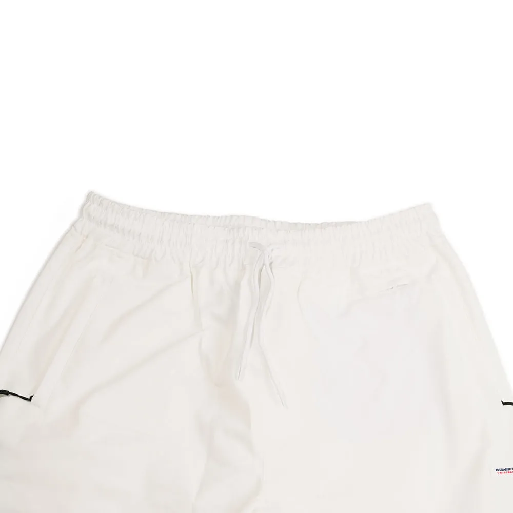 LOGO COTTON SUPER WIDE PANTS WHITE