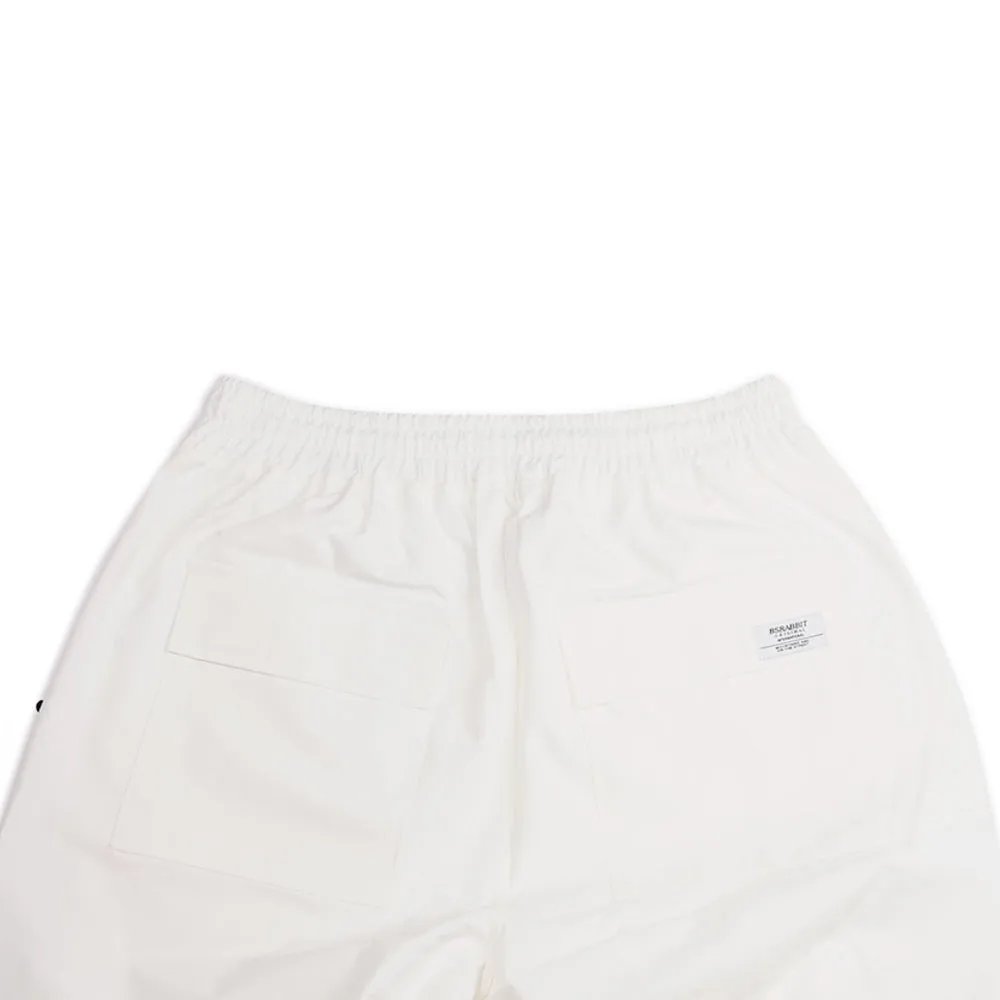 LOGO COTTON SUPER WIDE PANTS WHITE