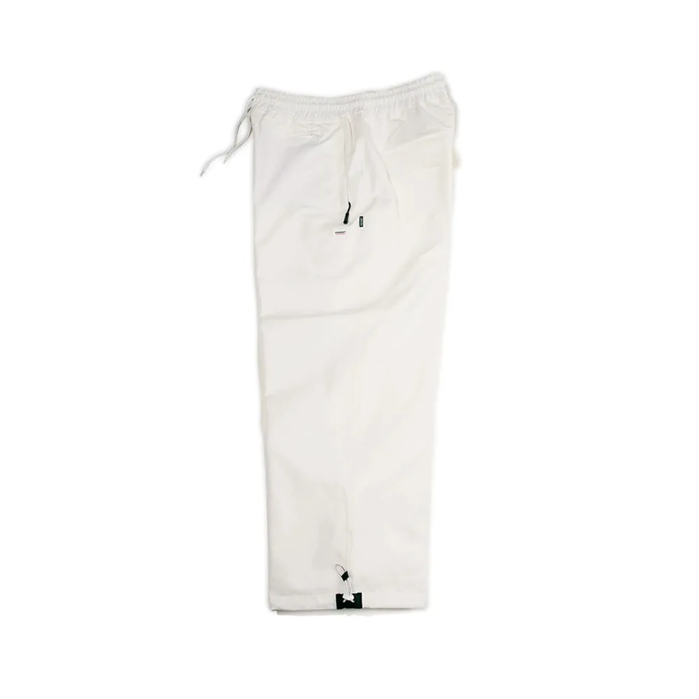 LOGO COTTON SUPER WIDE PANTS WHITE