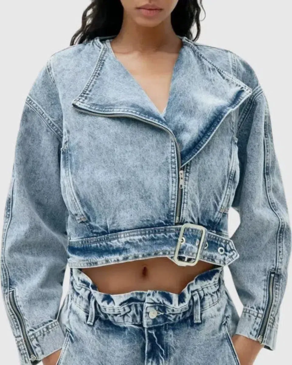 Lorette – Tailored fit – Three-piece denim set