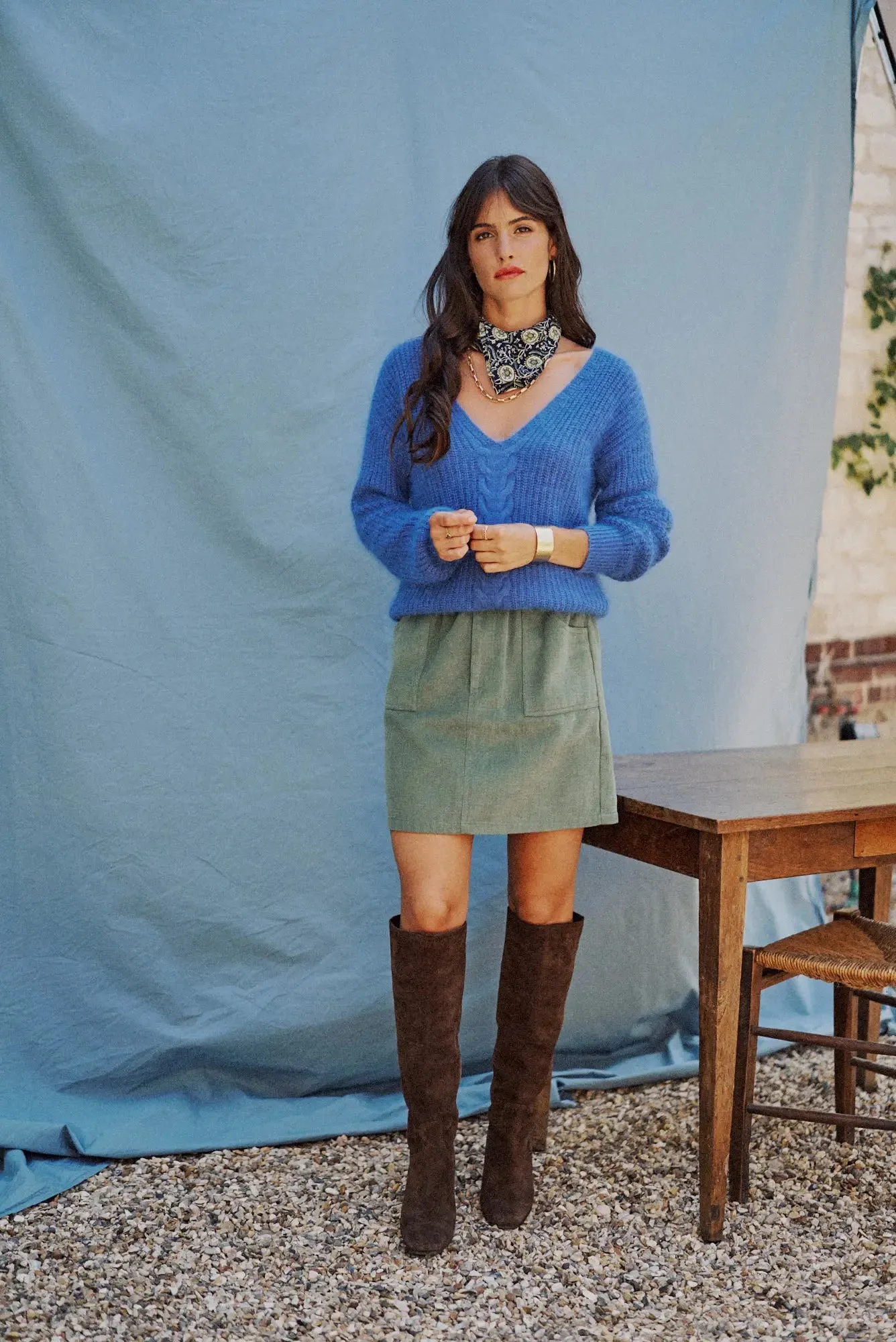 Luciana - Short Cotton Skirt