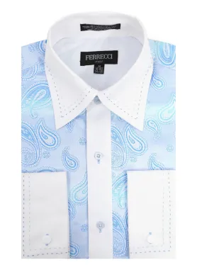 Men's Dress Shirt MSD-1025 Turquise
