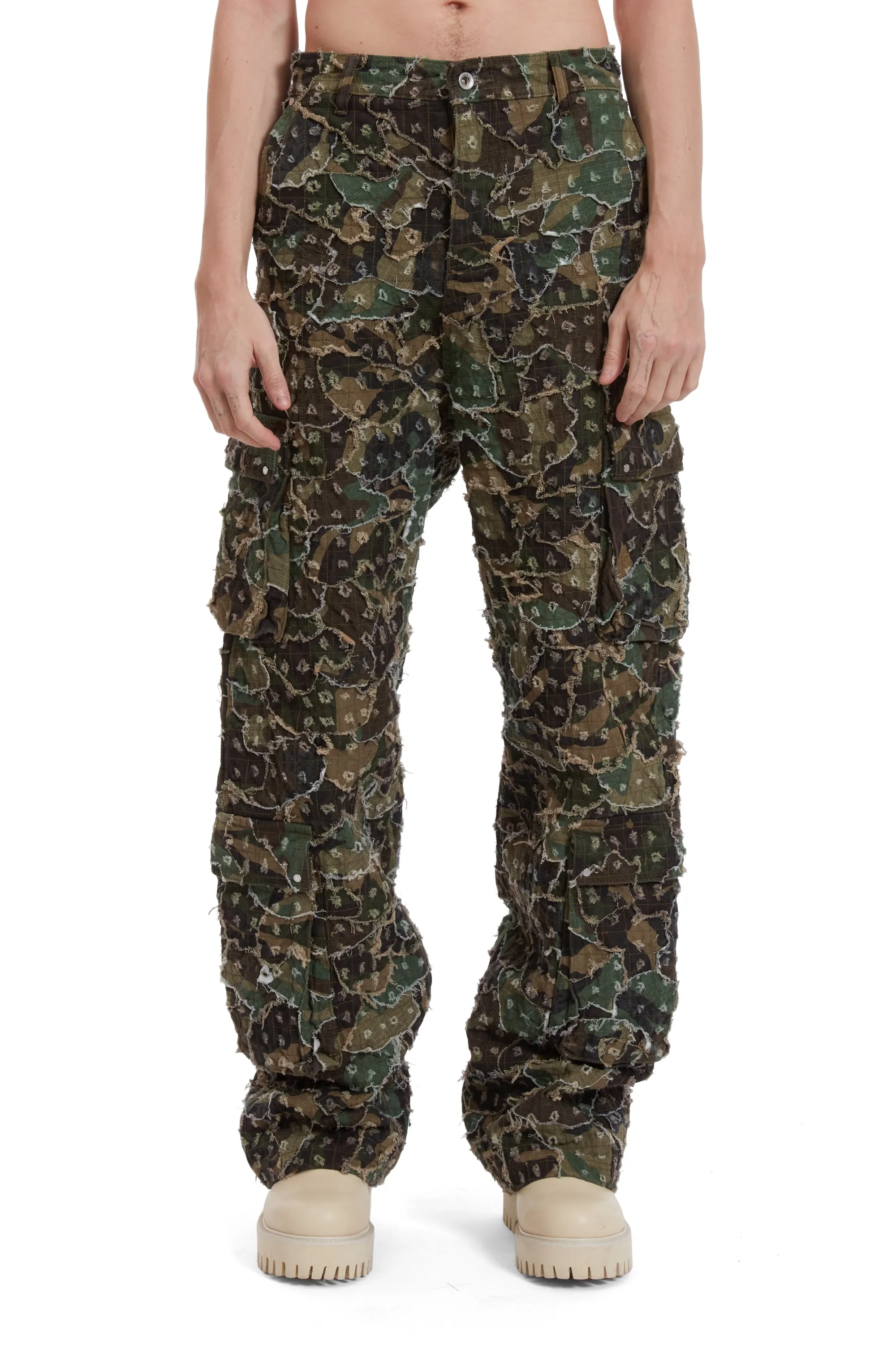 MICRO DISTRESSED CARGO PANT