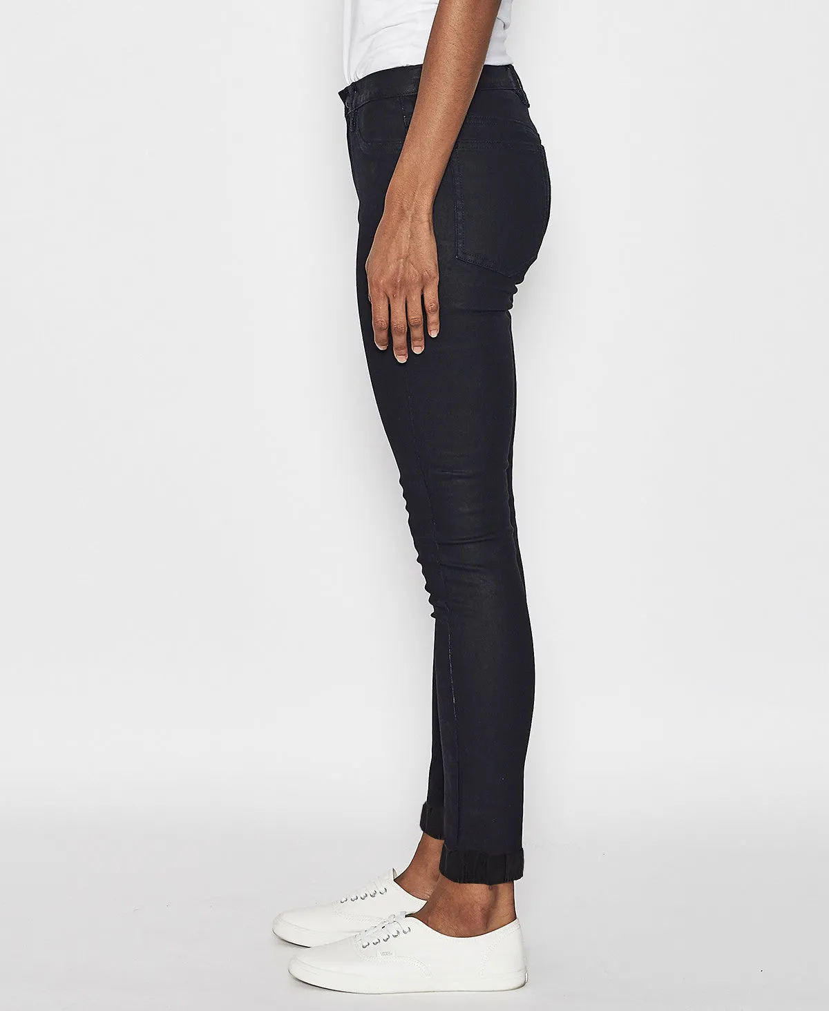 Nena & Pasadena Women's Flight Skinny Pants Wax Blue Black NPWSFP003
