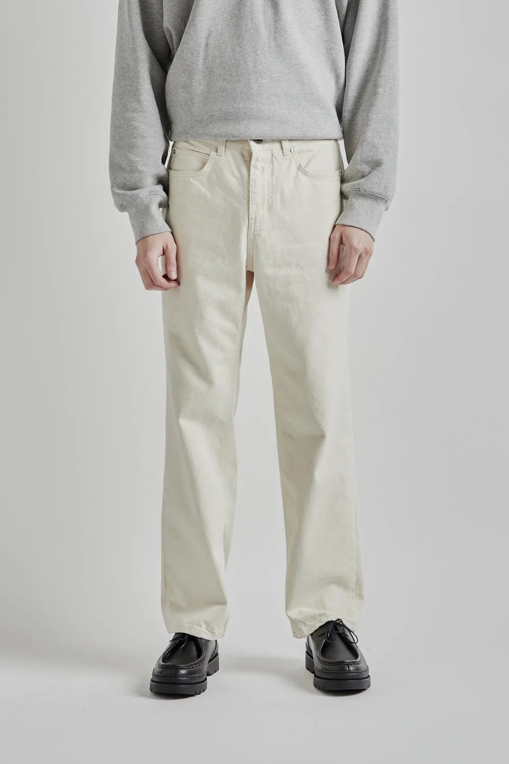 OG Wide Cotton Pants - Oatmeal