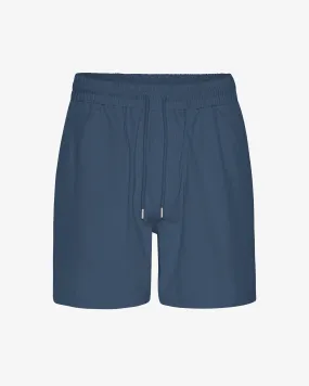 Organic Twill Shorts - Petrol Blue