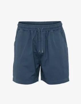 Organic Twill Shorts - Petrol Blue