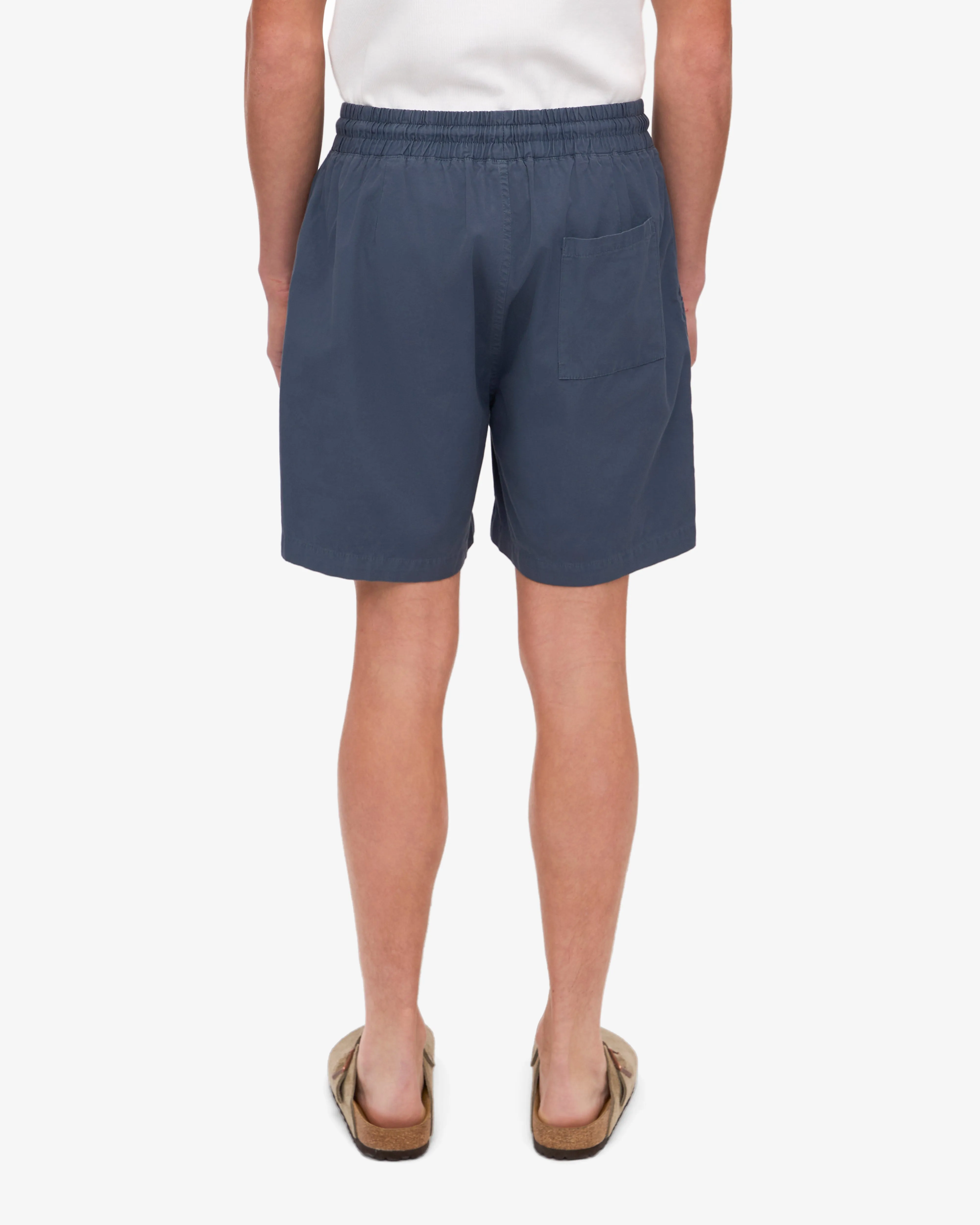 Organic Twill Shorts - Petrol Blue