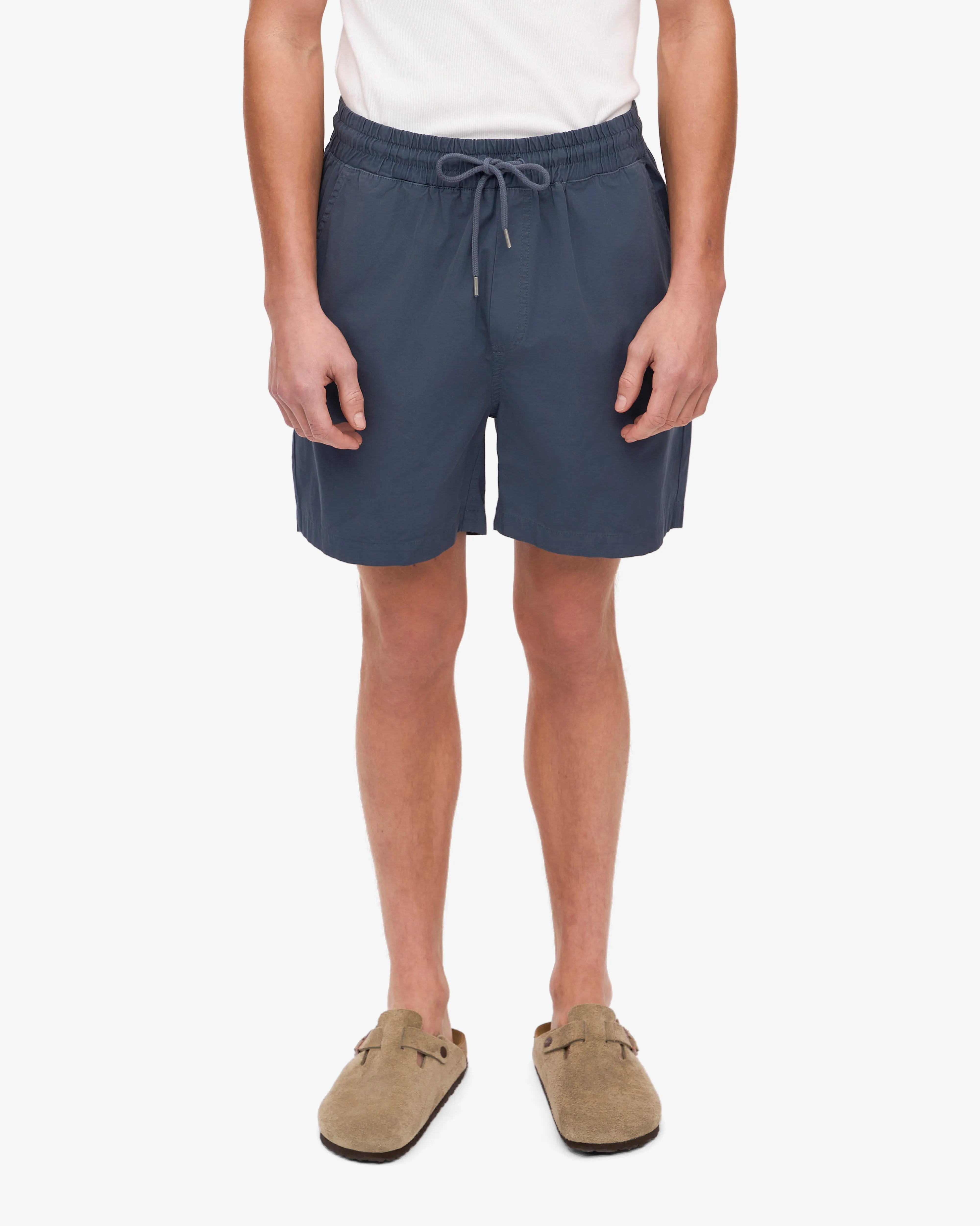 Organic Twill Shorts - Petrol Blue