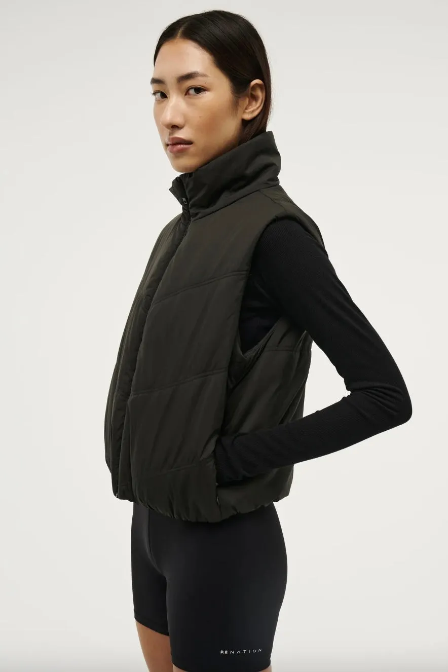 PE Nation Campground Vest- Black