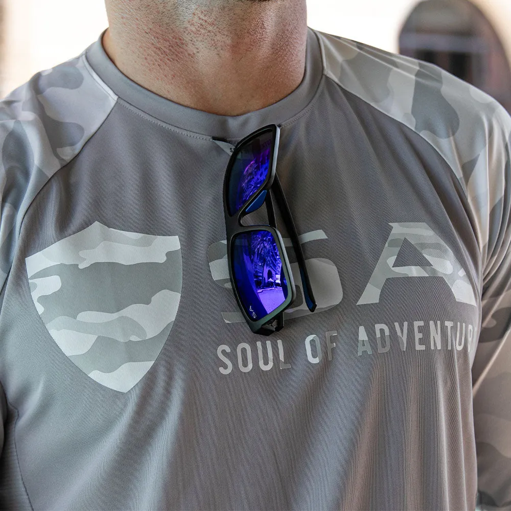 Performance Long Sleeve Shirt | Ghost Military Camo PreOrder