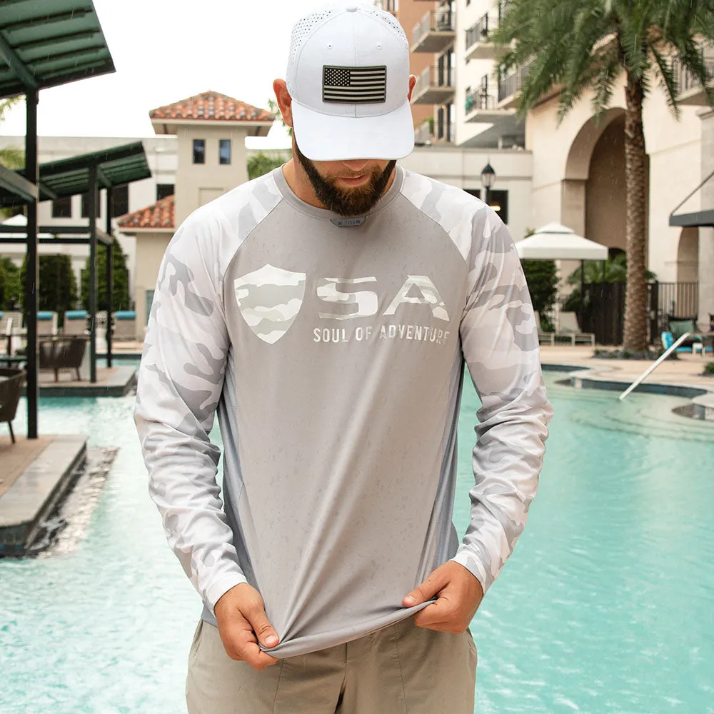 Performance Long Sleeve Shirt | Ghost Military Camo PreOrder