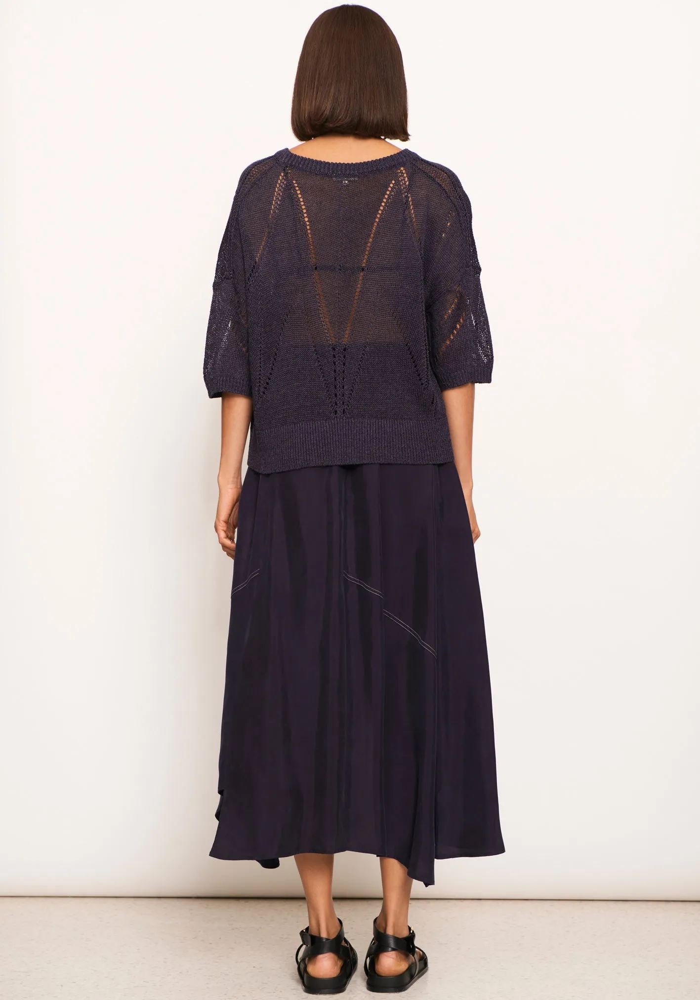 Pier Pointelle Knit Tee